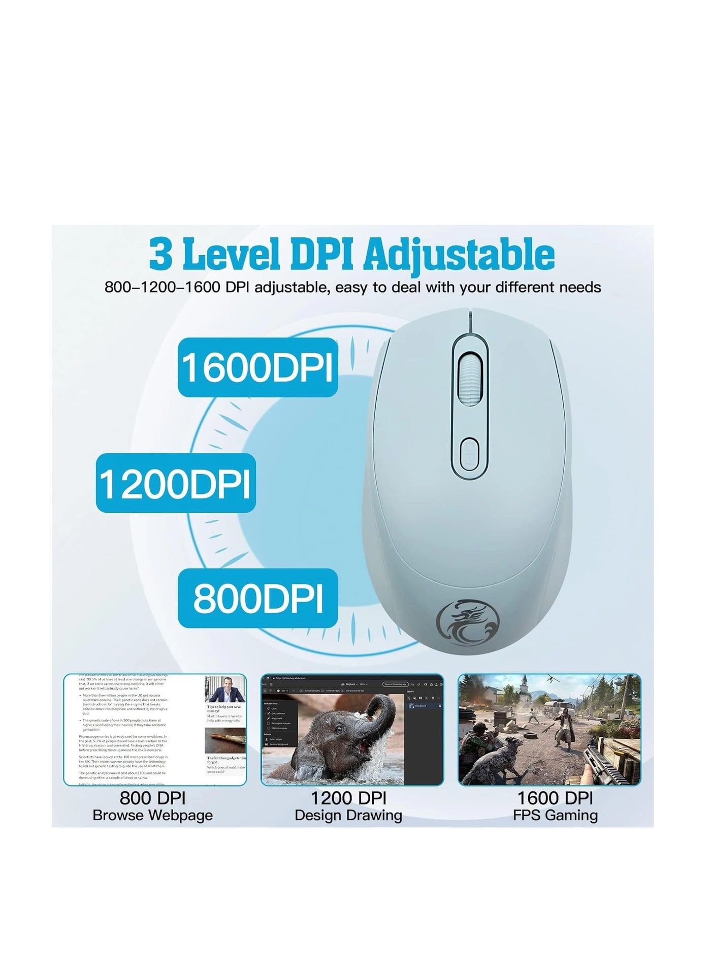 C12 Gaming Mouse - Wireless