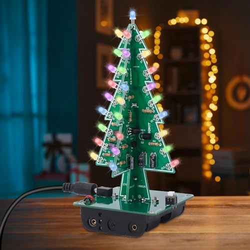 IS Xmas Tree Soldering Kit Electronics - 15 years+ 36 pieces