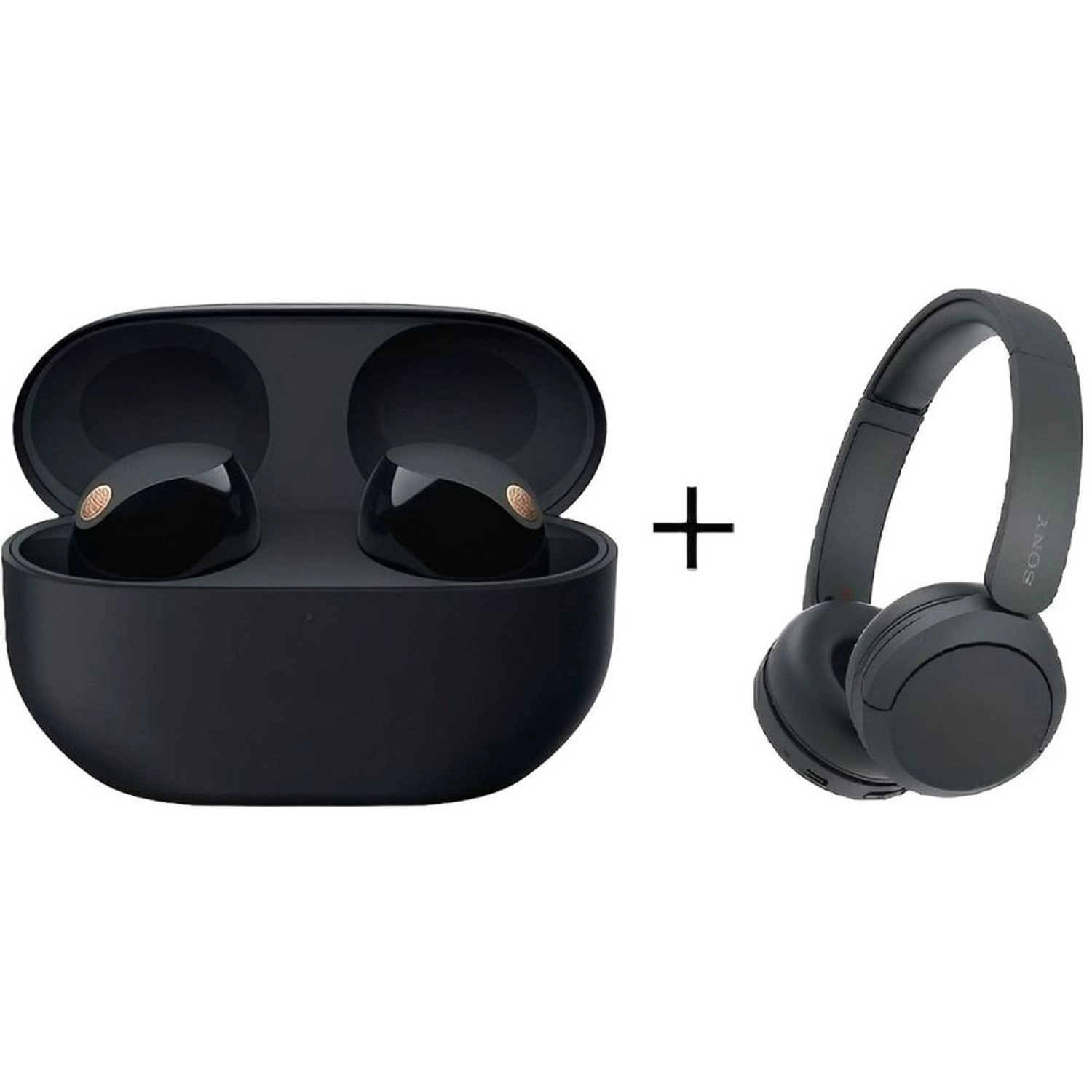 Sony WF1000XM5/B Wireless Earbud + WHCH520/B Wireless Headphone