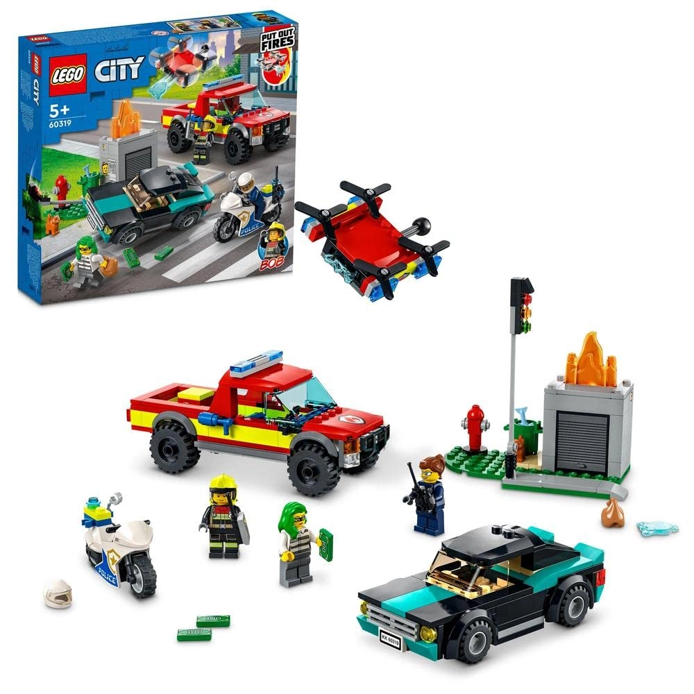 LEGO City Fire Rescue & Police Chase (60319)