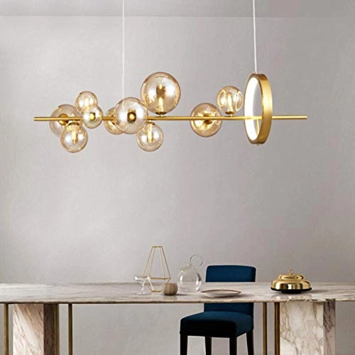 Edison Lamp Shade - G9 Electroplating bronze and amber