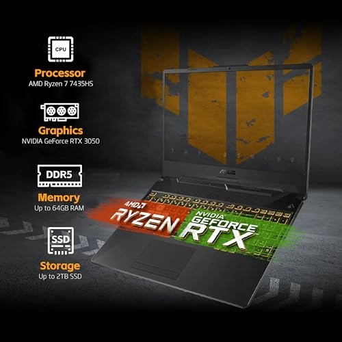 TUF Gaming A15 - 15.6'' Ryzen 7 7435HS 64GB DDR5 2TB SSD