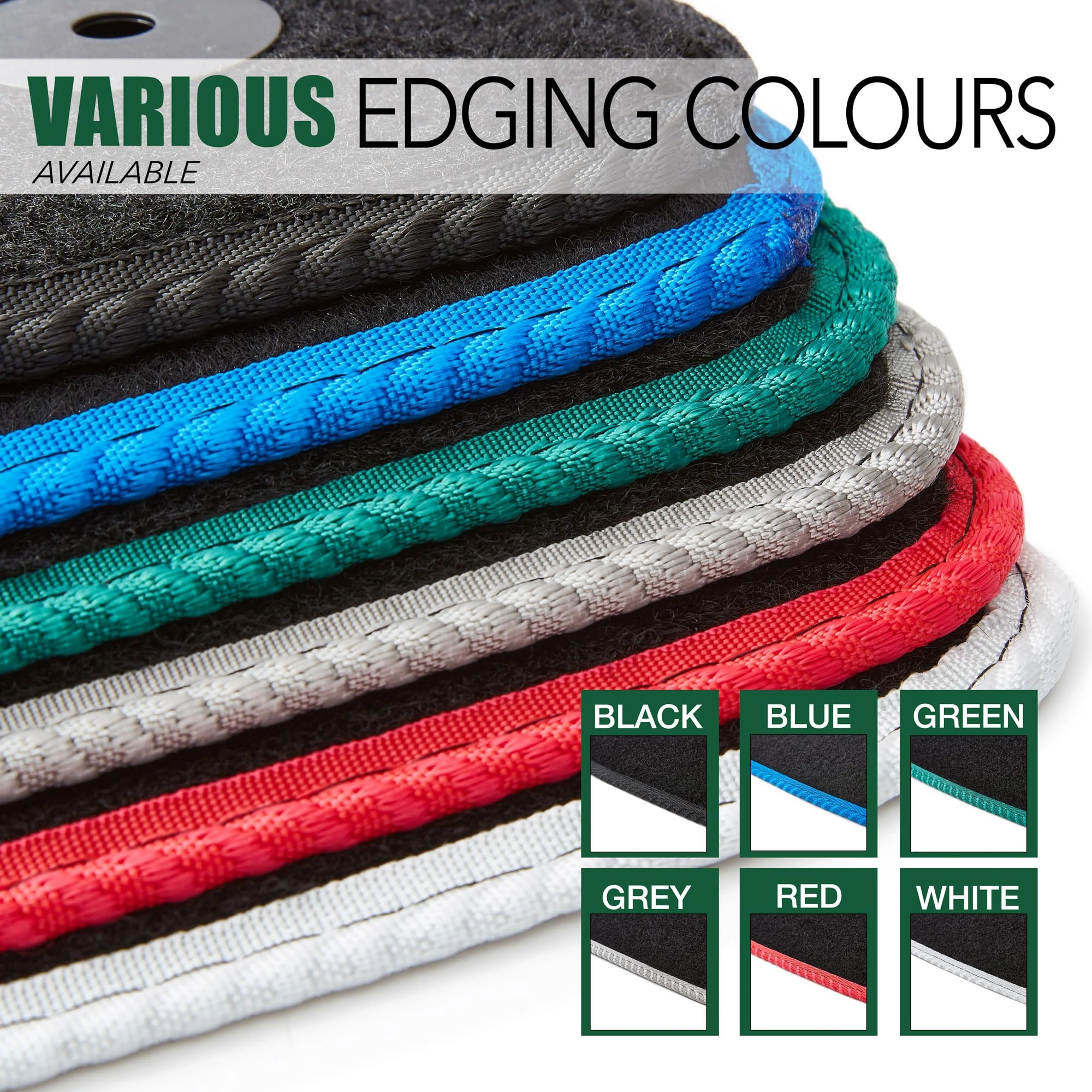 Car Floor Mats - Vauxhall Corsa F 2020 To Present Grey Edging