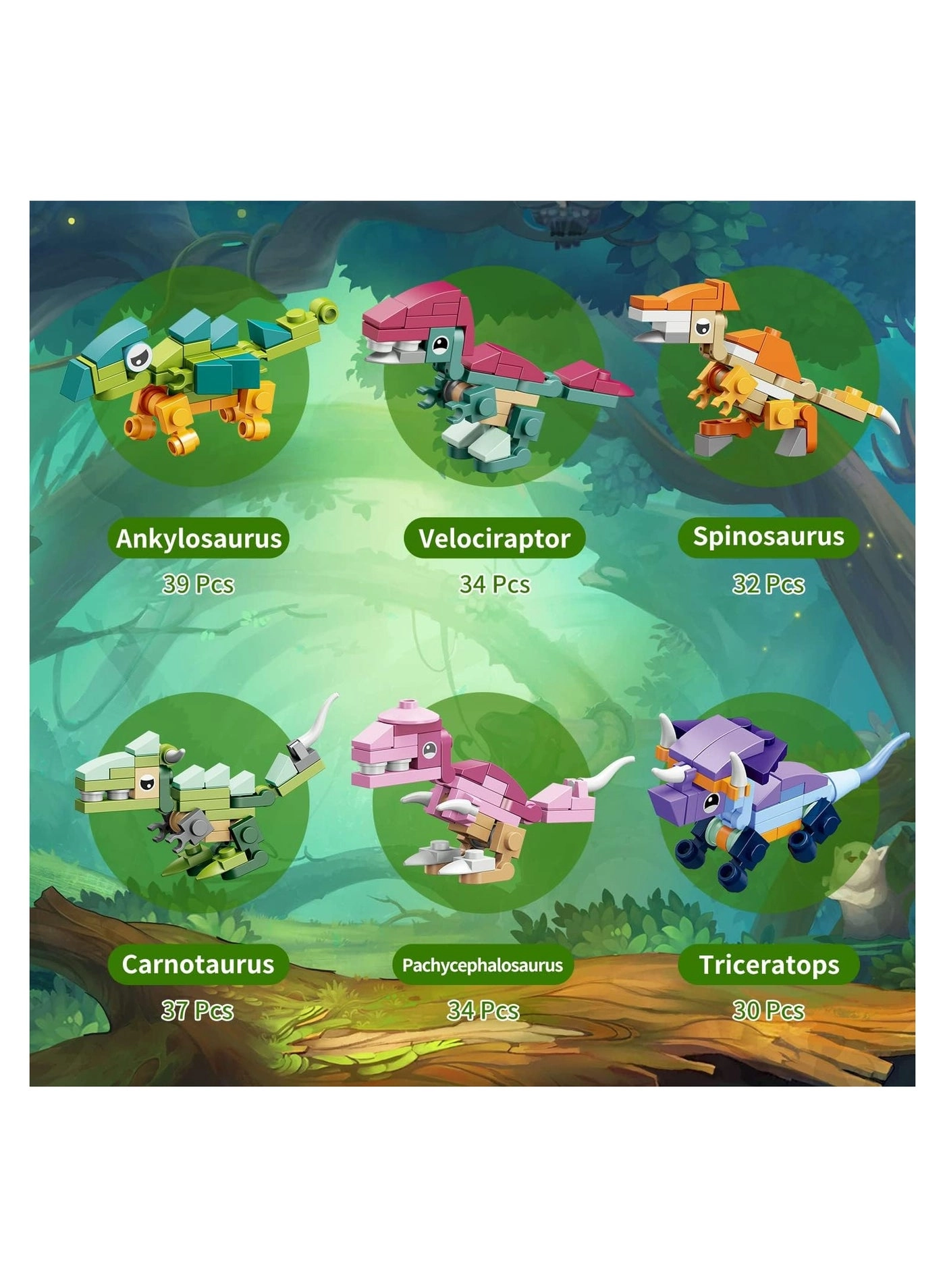 SM195B - Dinosaur 12pcs