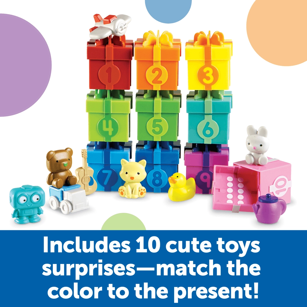 Counting Surprise Party Playset - 3+ 10 pieces