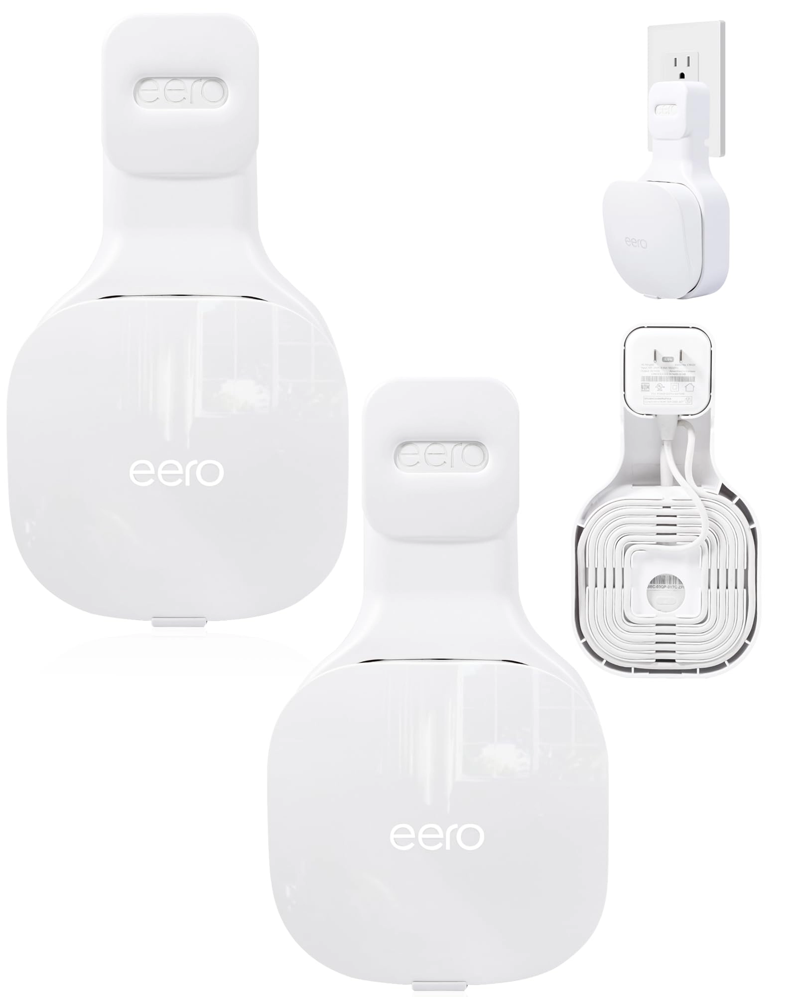 LIGHTMEUP Outlet Wall Mount - 2 piece(s) eero Mesh