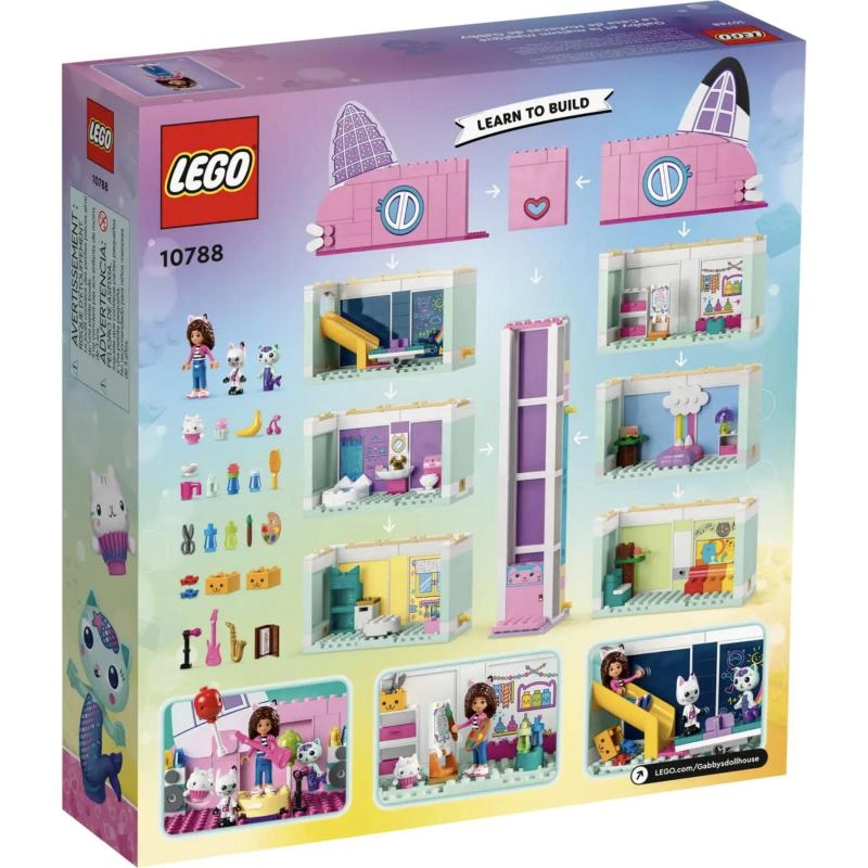 Gabby's Dollhouse (10788) - Building Blocks 8 rooms