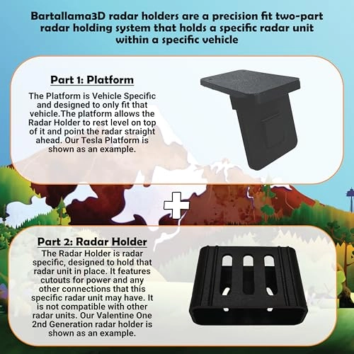 Radar Holder for Uniden R7