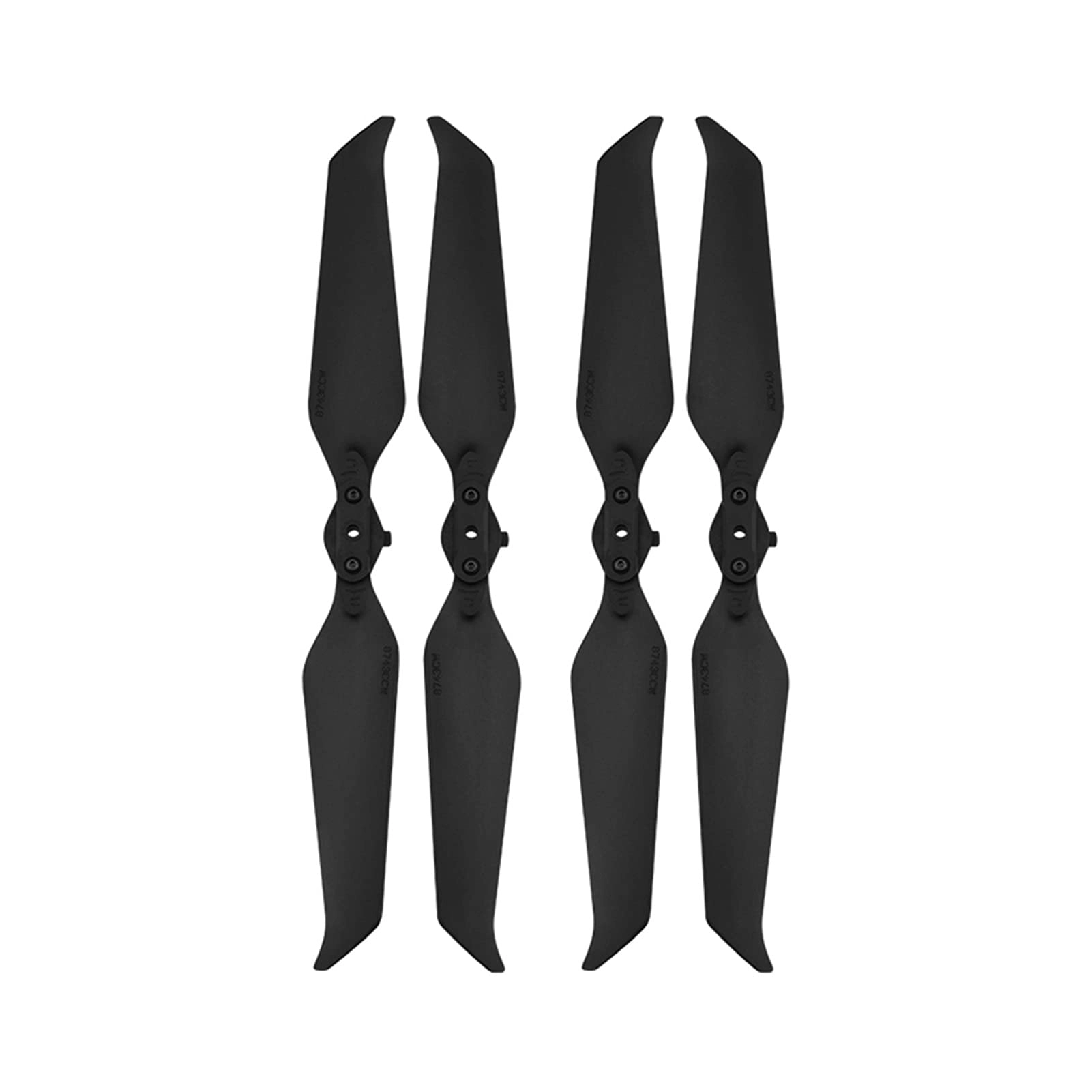 8743 - 4Pcs Low-Noise Propeller Red