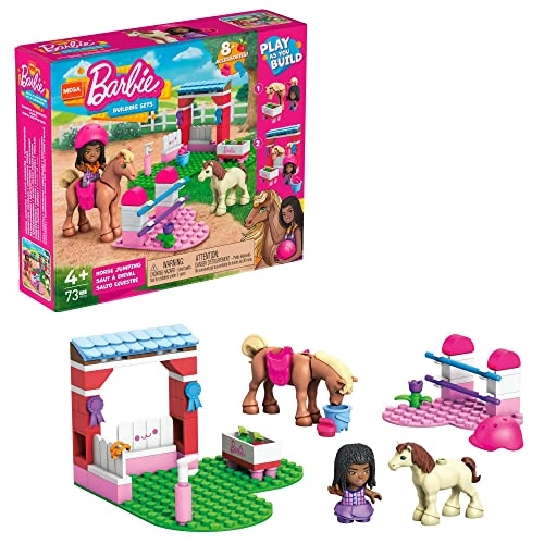 Horse Jumping - 1 Micro-Doll 1 Horse 1 Pony