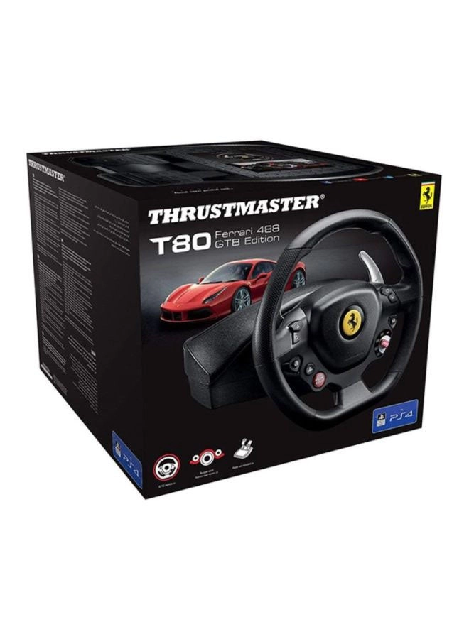 T80 Ferrari 488 GTB Racing Wheel & Pedals