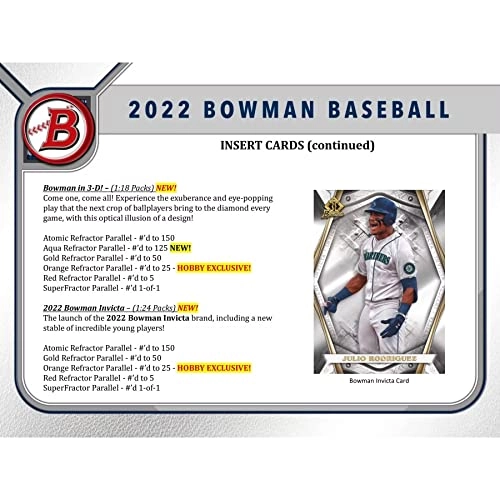 Bowman Baseball Mega Box - 50pcs