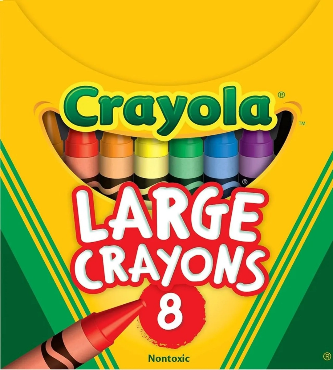 Crayola Large Crayons - 8 Pcs