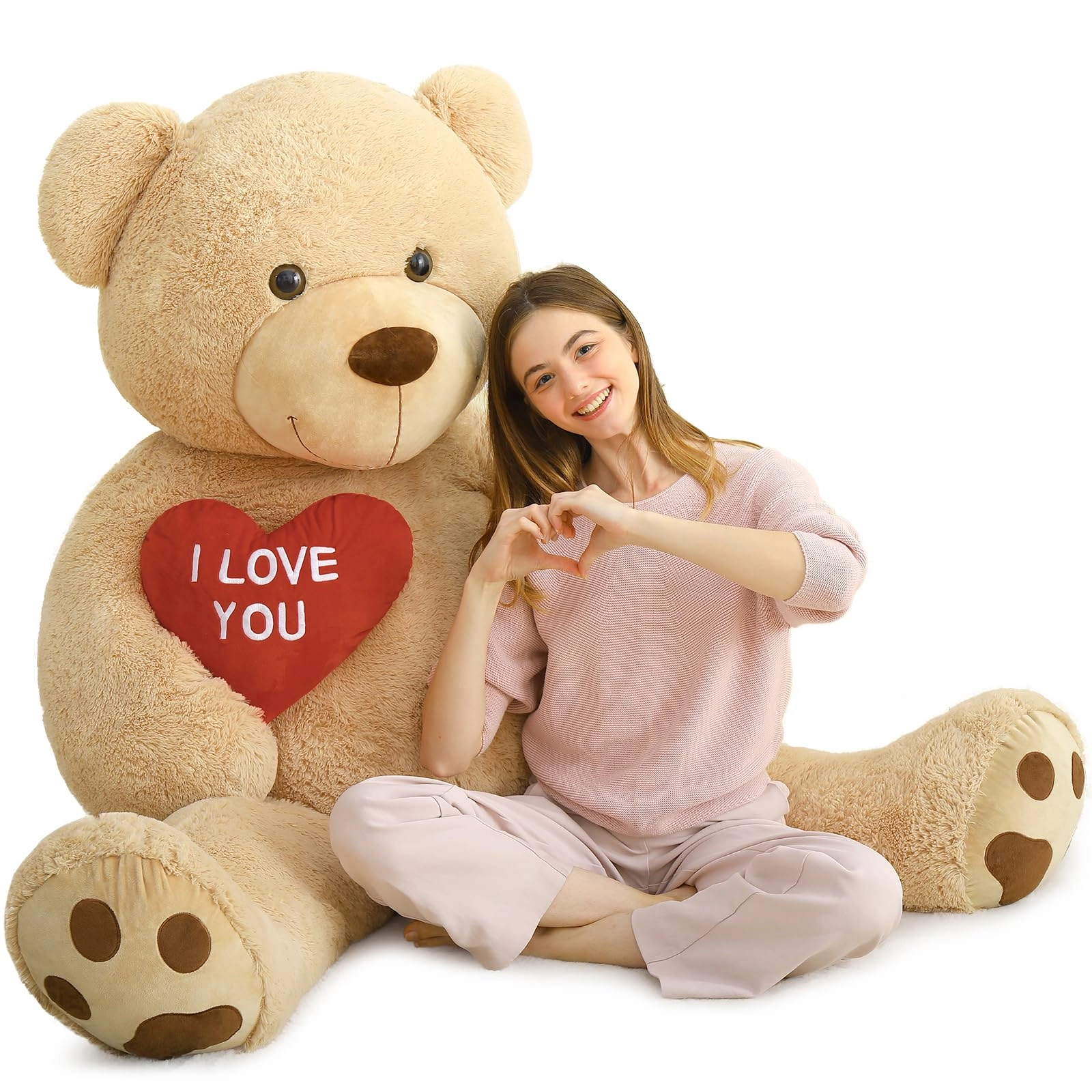 MorisMos Teddy Bear I Love You 183 cm Plush