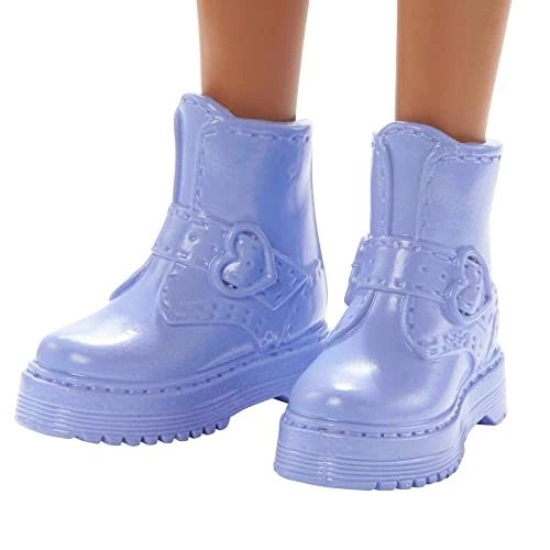 Barbie Fashionistas #201 - Athletic Body Curly Brown Hair Graffiti Dress Ages 3+