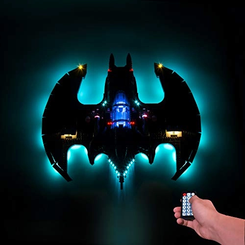 RC LED Light Kit - Lego Batwing 1989 76161 with Remote Control