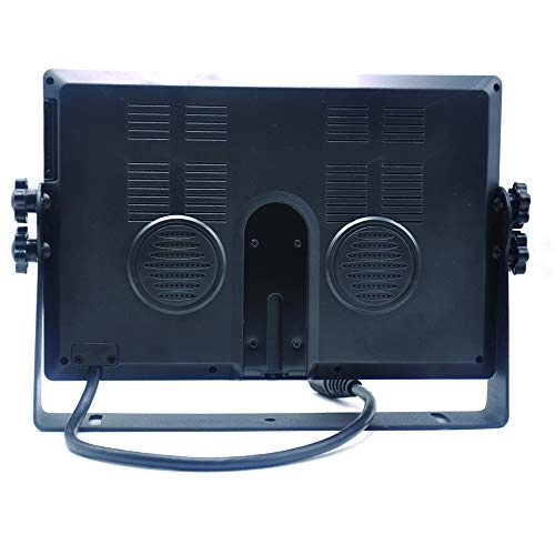 TFT LCD Car Rearview Quad Split Monitor - 9 Inches