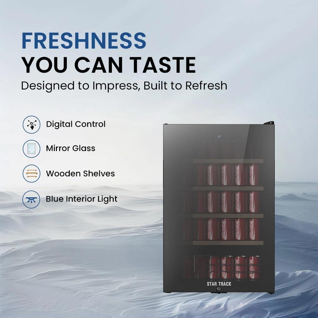 Compressor Beverage Cooler - 115 L 220 kW Black