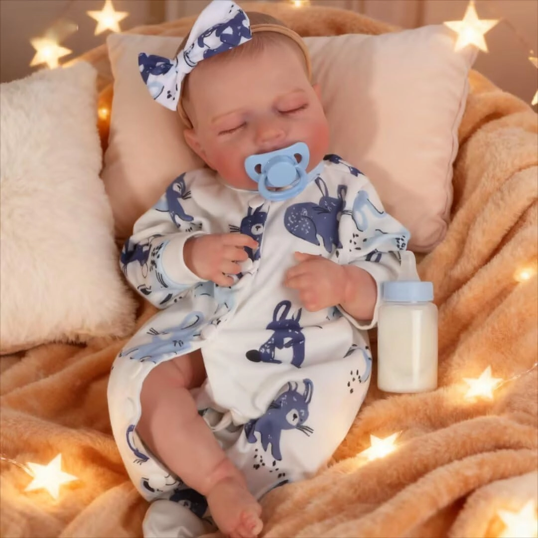 DAYOFF KIDS Emma Reborn Baby Doll - 18 Inch Vinyl Ages 3+