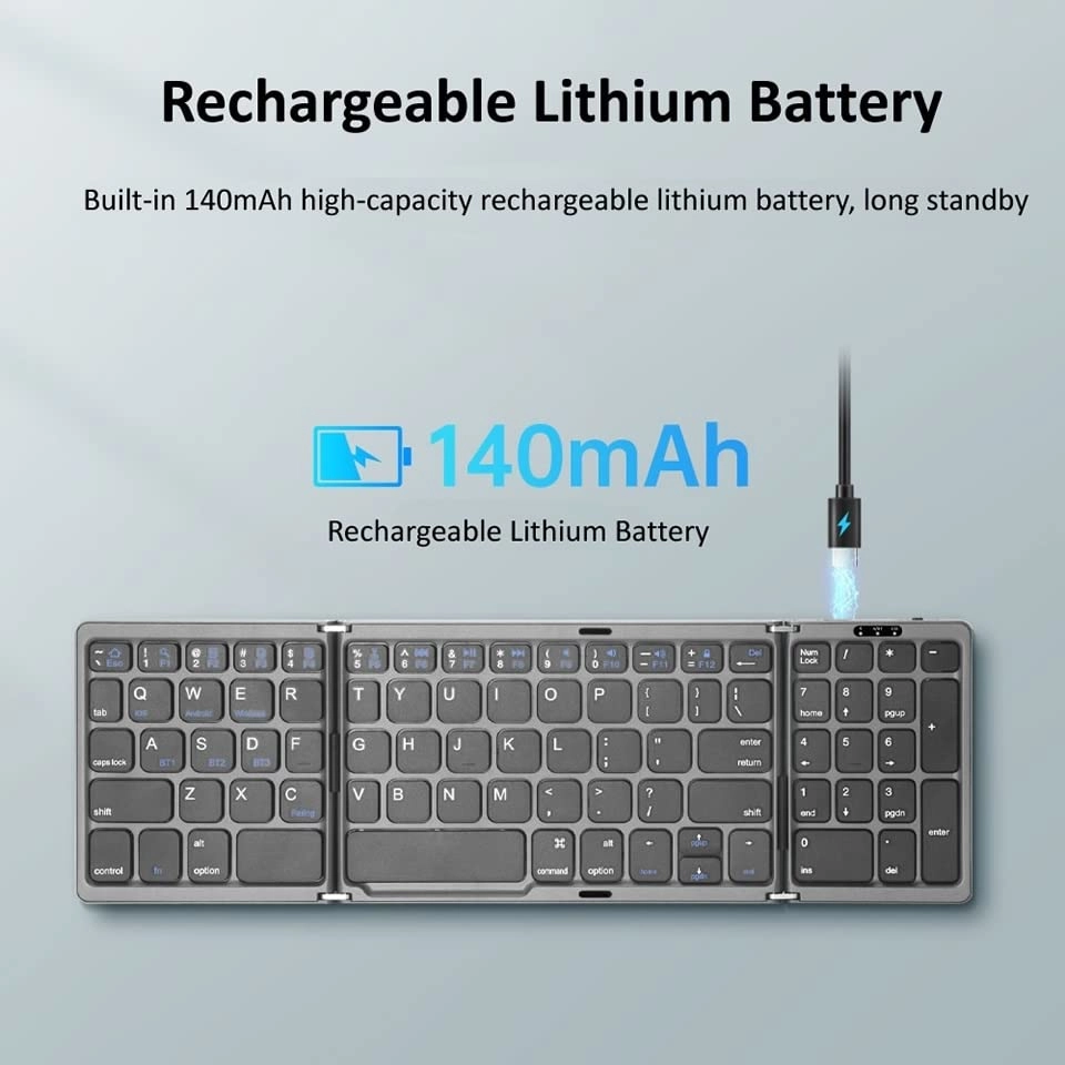 Foldable Bluetooth Keyboard