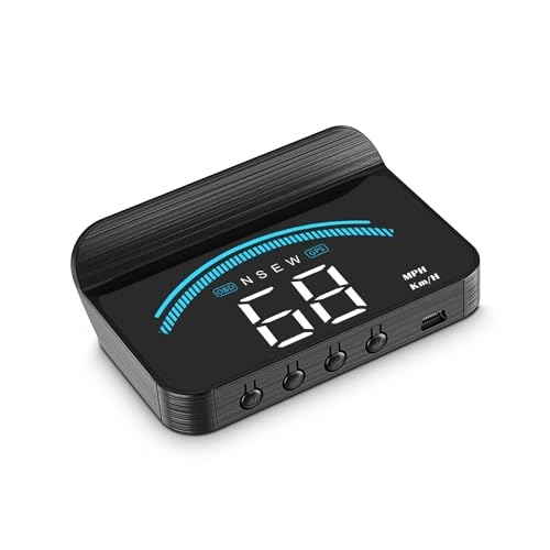 AZIJYV H4 Heads Up Display - GPS+BDS Plug and play