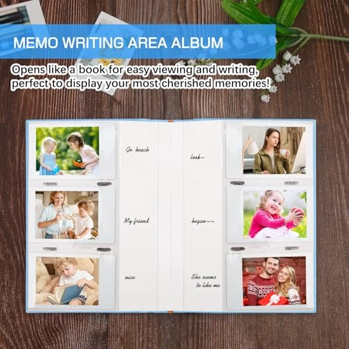 2x3" 180 Pockets PU Leather Photo Album