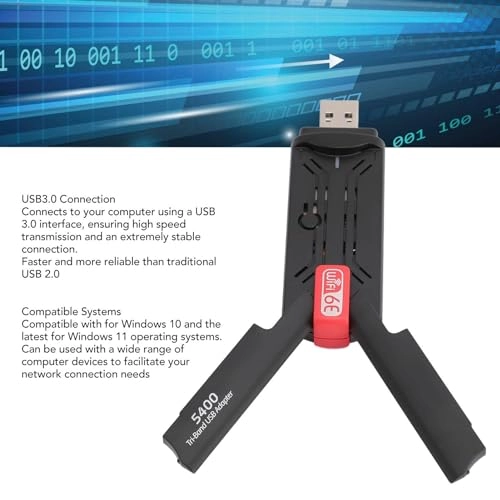 WiFi 6E USB Adapter - Tri Band USB 3.0