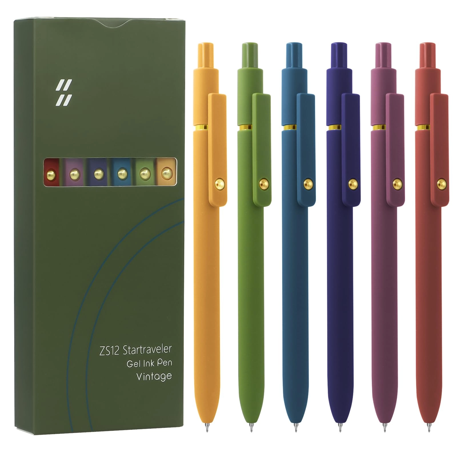 Gel Ink Pen - 5 Pcs 0.5mm