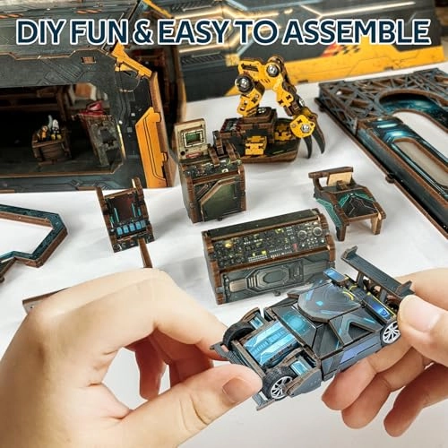 Book Nook Kit - Miniature Wooden LED Light