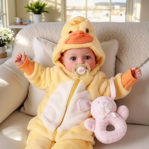 Realistic Baby Doll - 15-inch Vinyl Cotton Gift Set Ages 3+