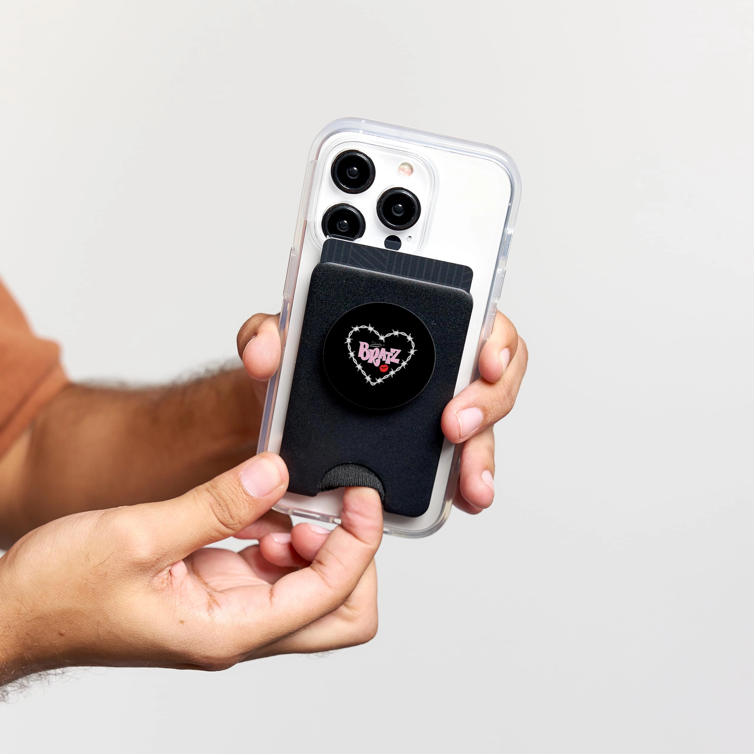 Barbed Wire Heart Logo PopGrip - MagSafe Magnetic