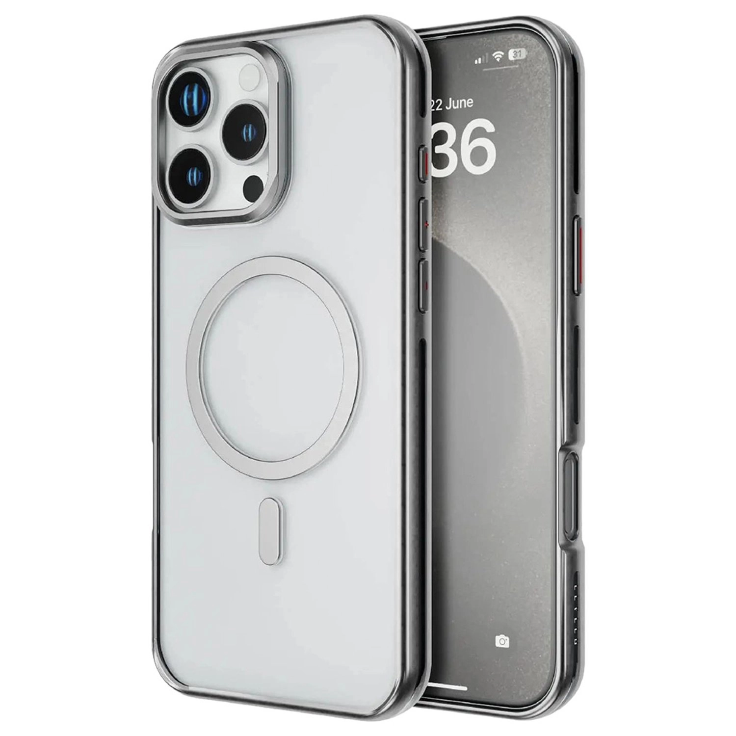 Elio PC Case with MagSafe for iPhone 16 Pro