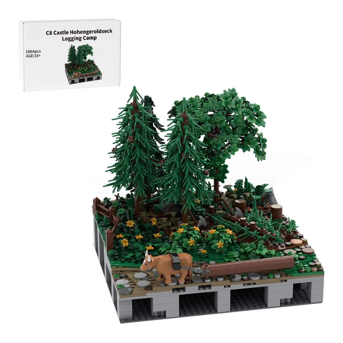 Thinkizen Hohengeroldseck Castle - 1864pcs