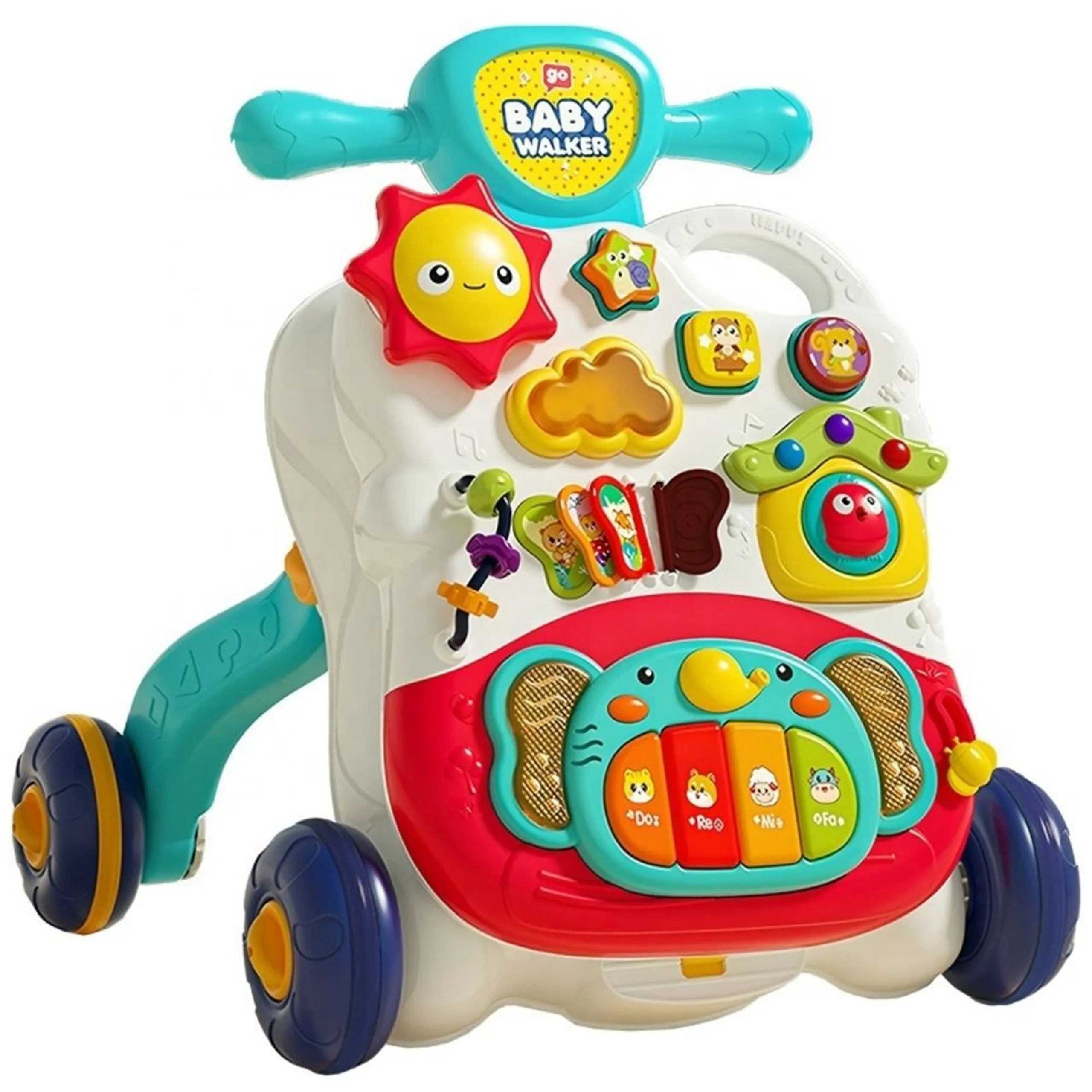 Baby Musical Learning Walker - With Toys & Music