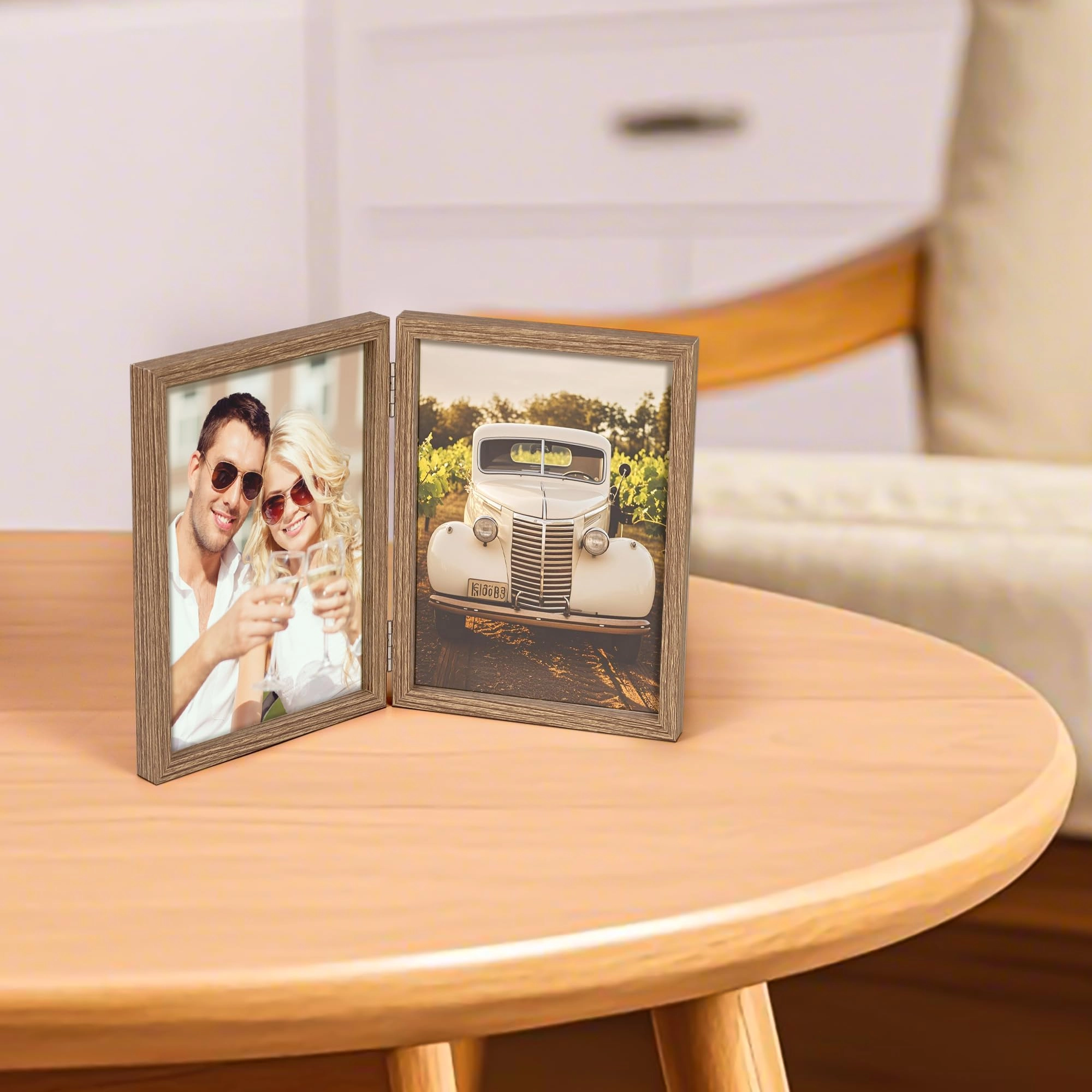 Double Picture Frame - 4x6 in two
