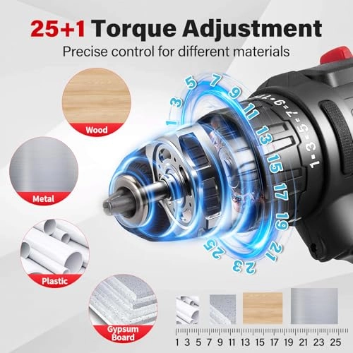 Cordless Hammer Drill Driver - 2000mAh