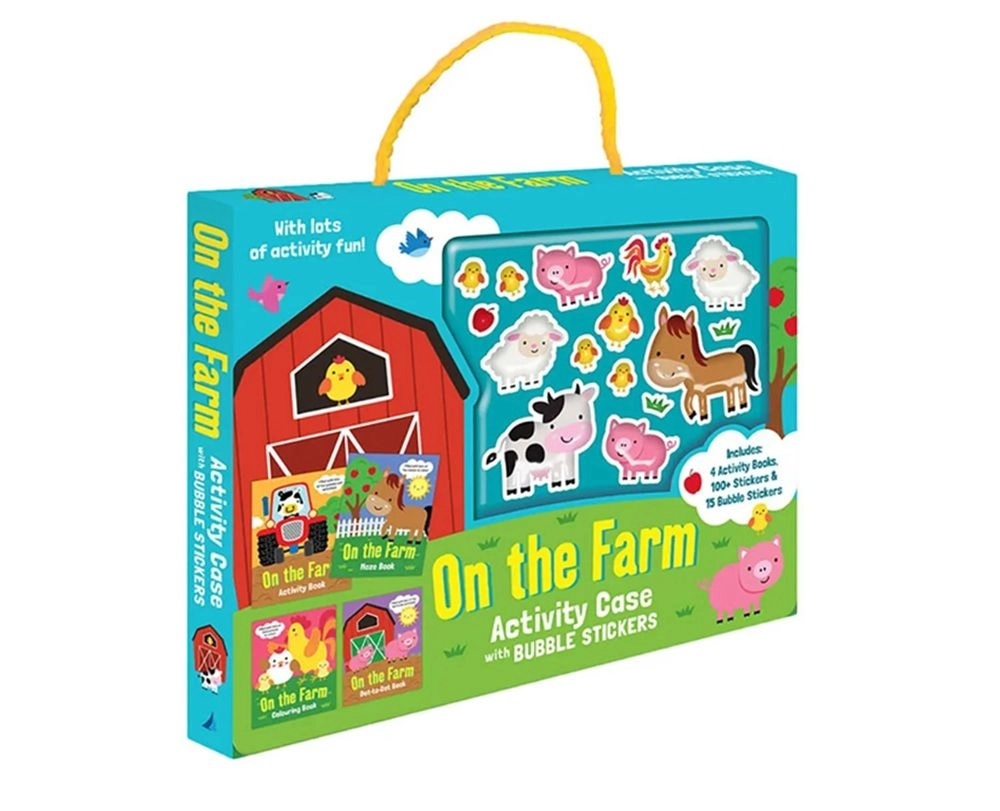 Edu Fun On The Farm Activity Sticker Book Bubble 4 pcs