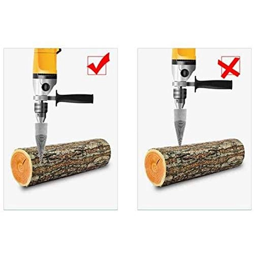 Electric Hammer Drill - High Carbon Steel Wood Splitting