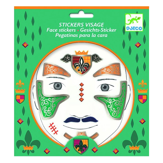 DJECO Knight Face Stickers