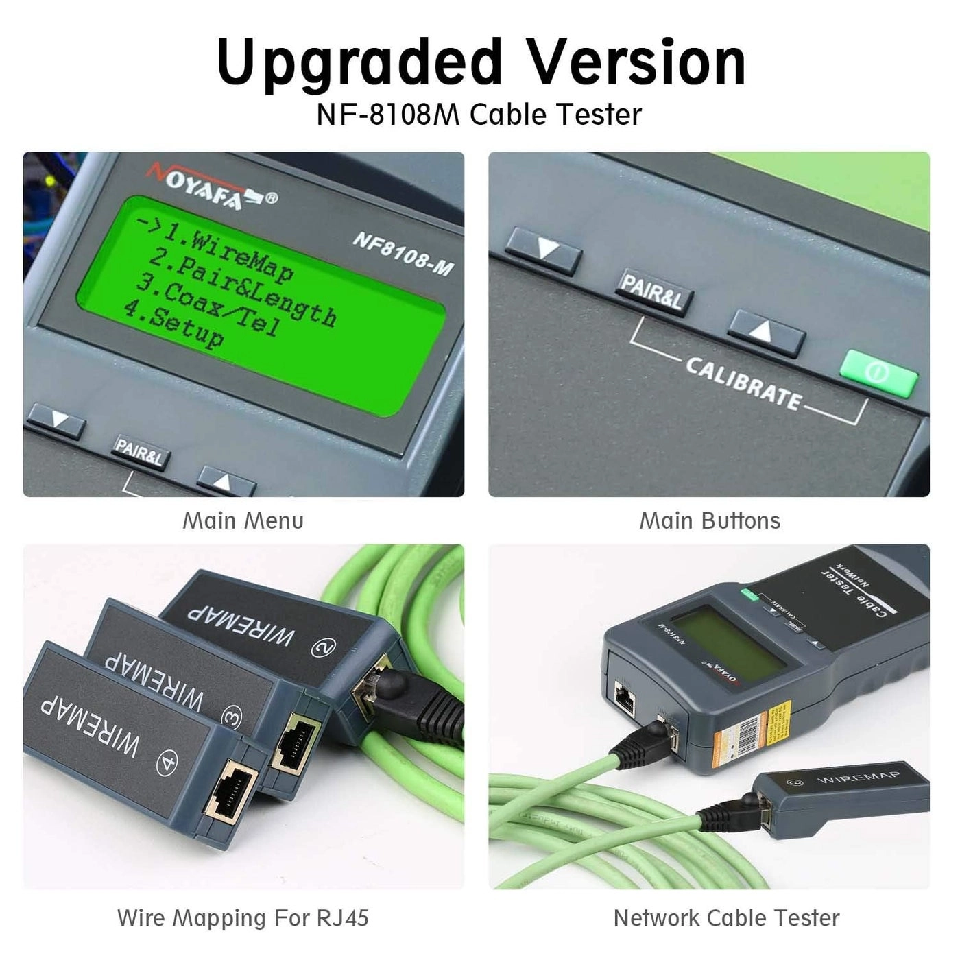 Network Cable Tester - RJ45 Measure Length