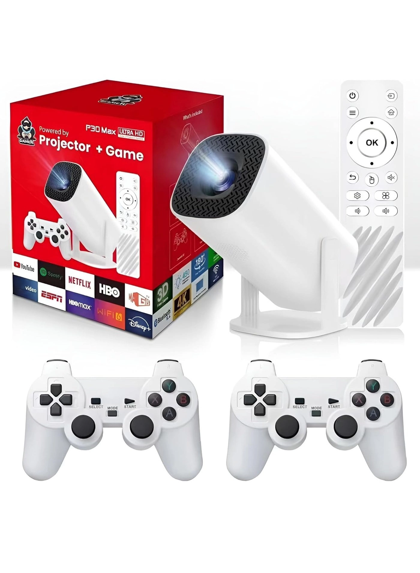 Game Projector 8000 ANSI lumens
