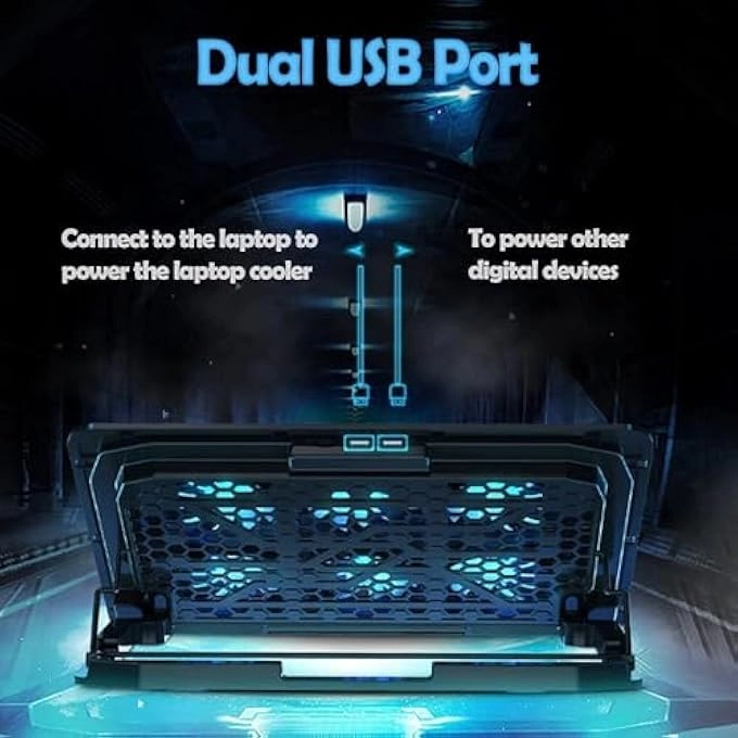 Laptop Cooling Pad - 6 piece(s) 12-17 inch