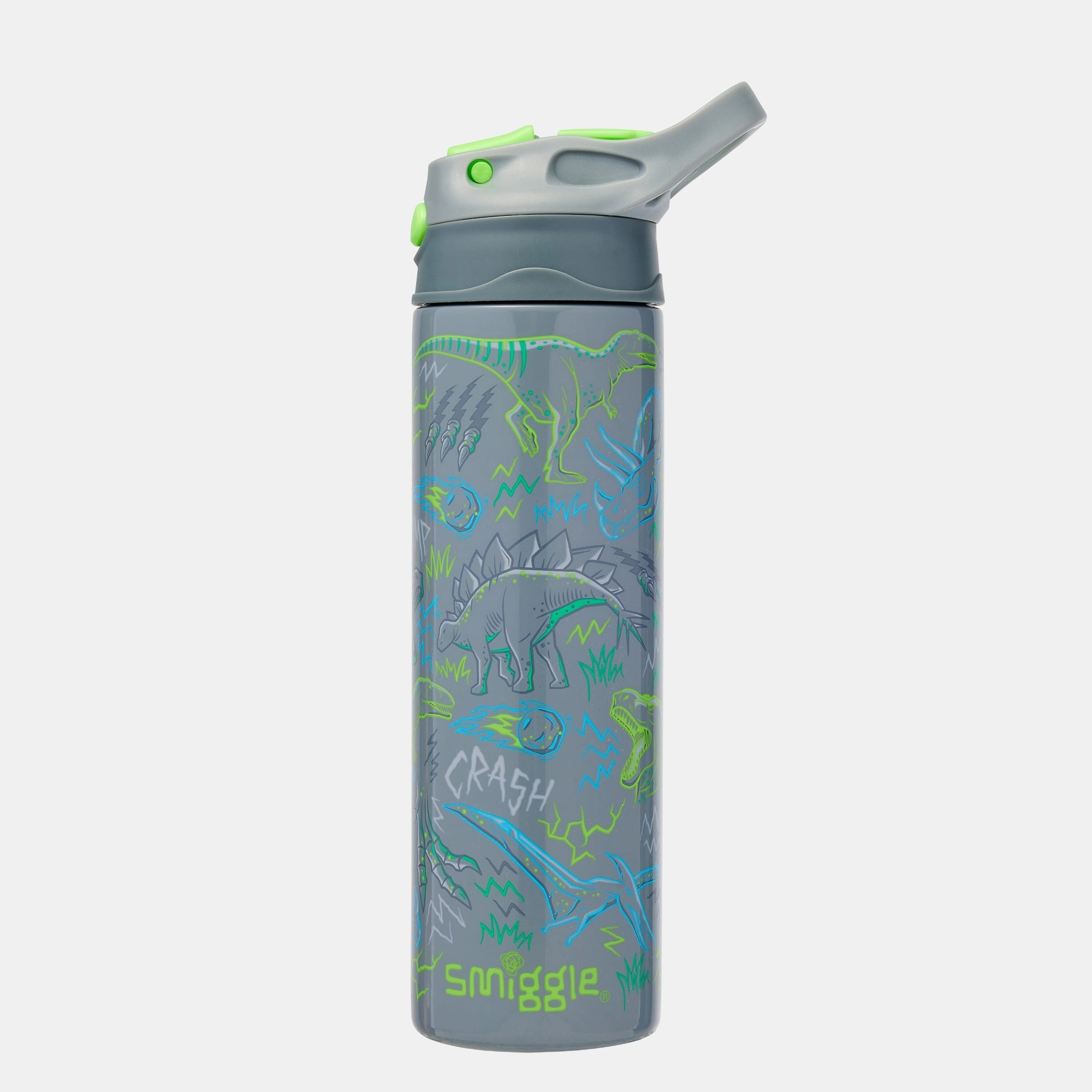 Smiggle Super Charge Insulated Bottle - Flip Straw 520 ml