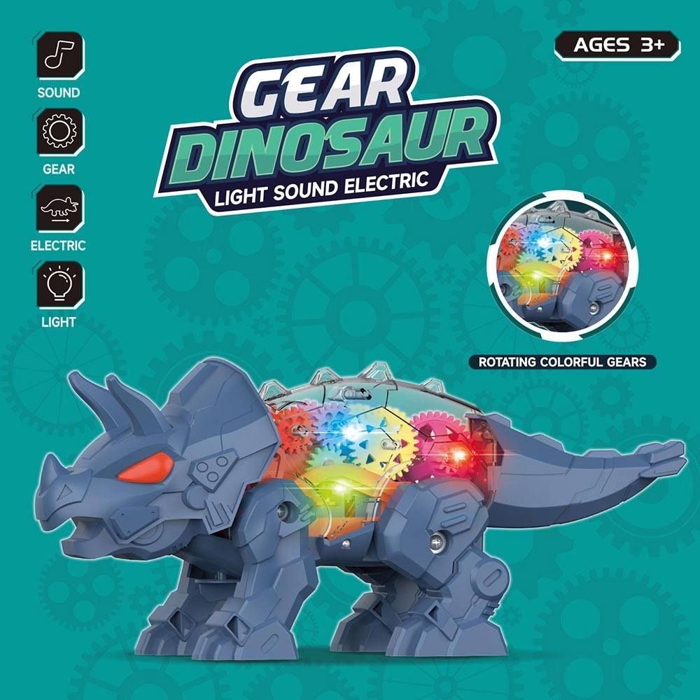 Electric DIY Gear Dinosaur - 3 +