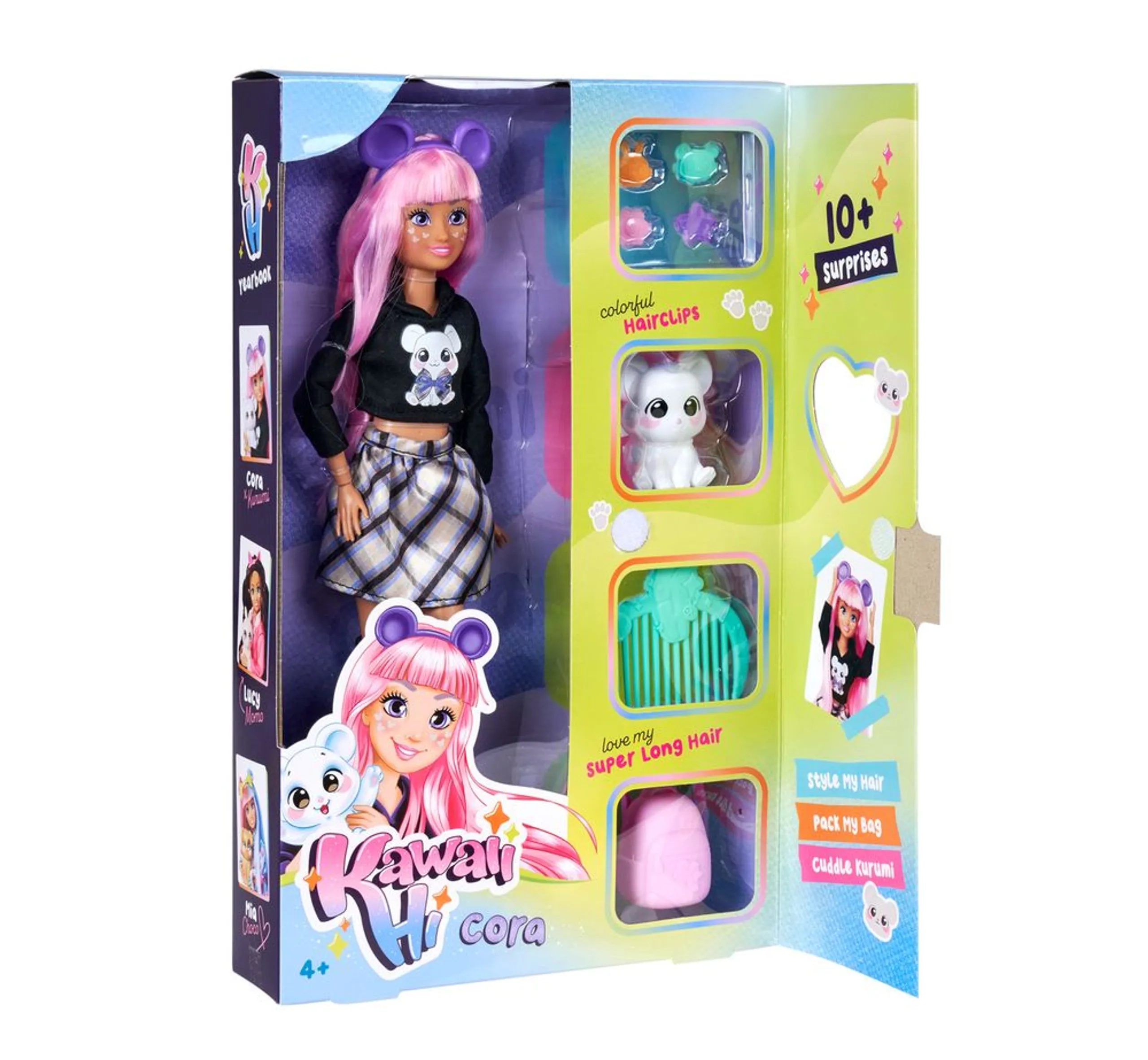 Cora Dressing Doll - 26 cm Ages 4+