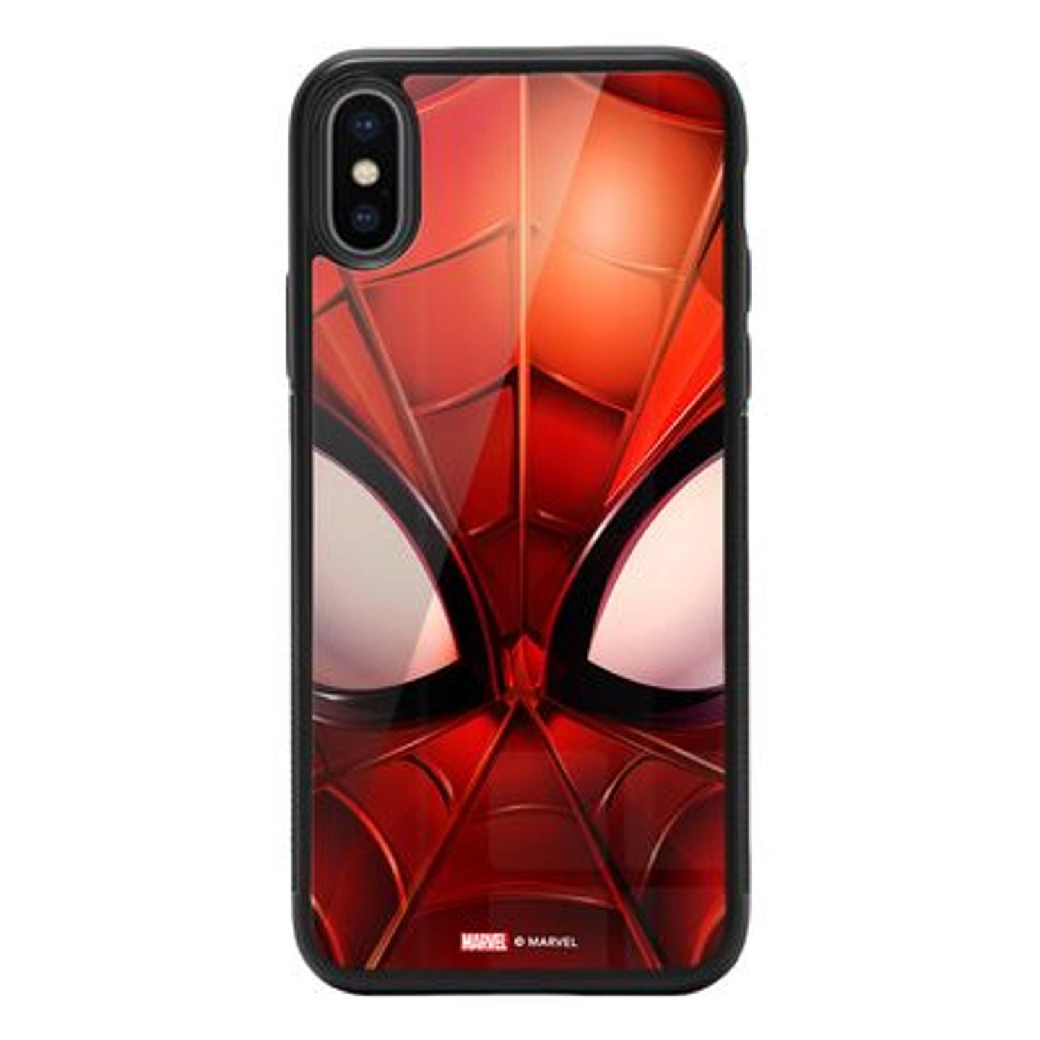 Wackylicious Spider-Man Mask Back Case for iPhone Xs