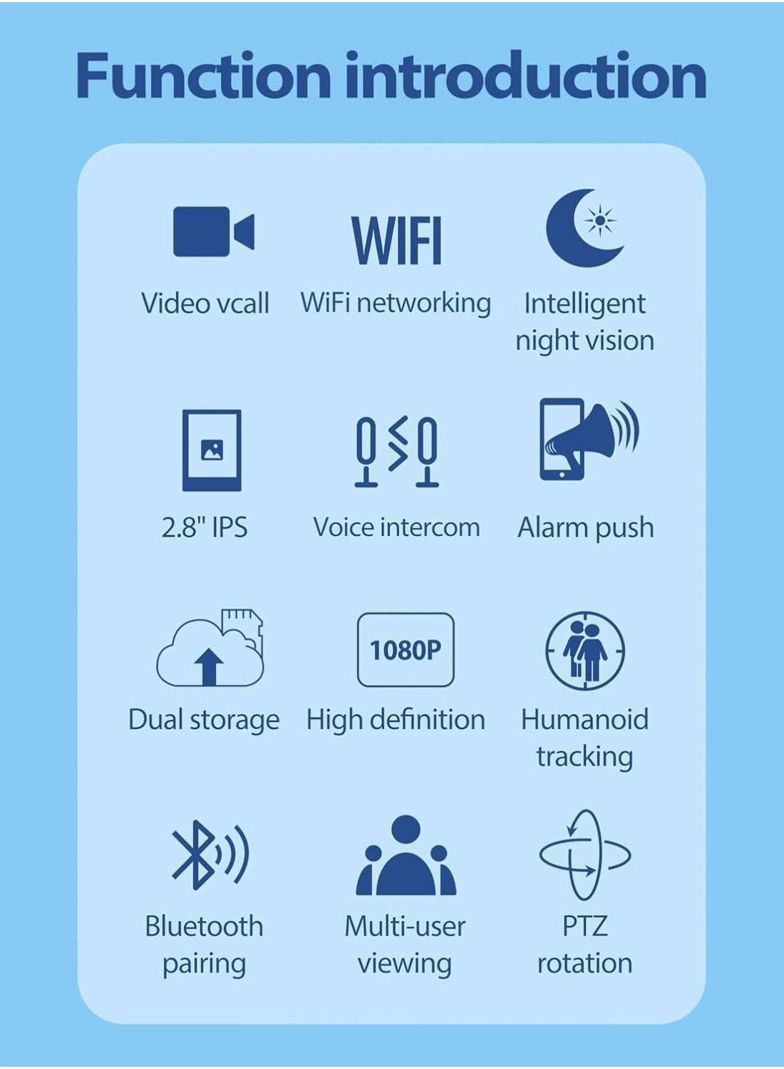 Indoor Security Camera 1080P