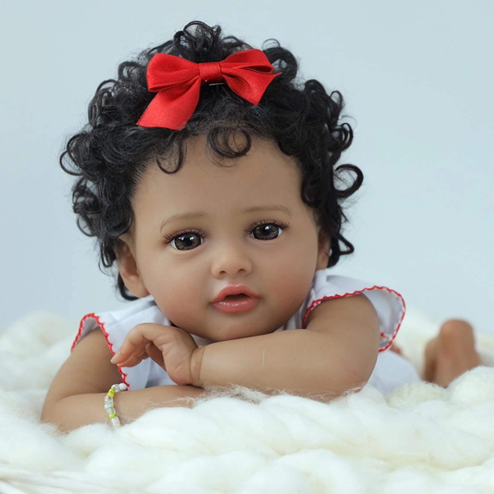 Reborn Baby Doll - 20-Inch Vinyl African American Ages 3+