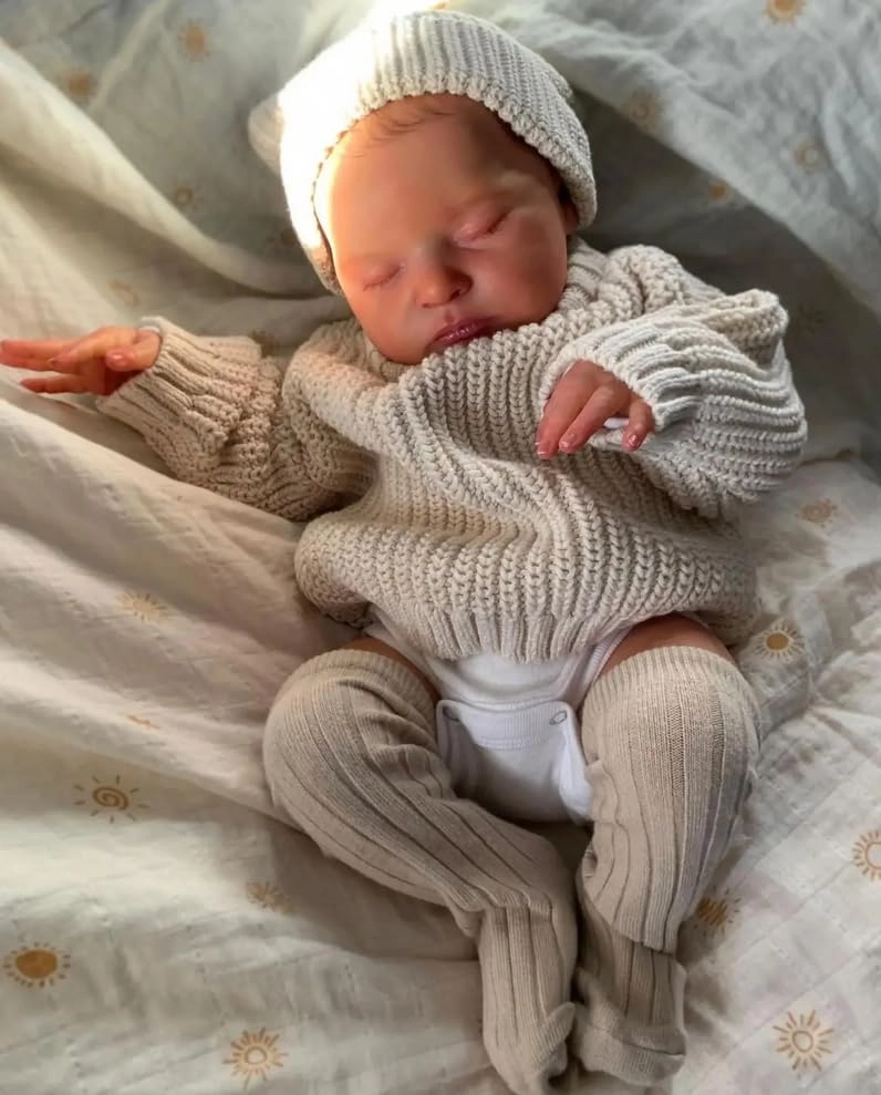 Reborn Baby Doll - 20 Inch Silicone Full Body Ages 3+