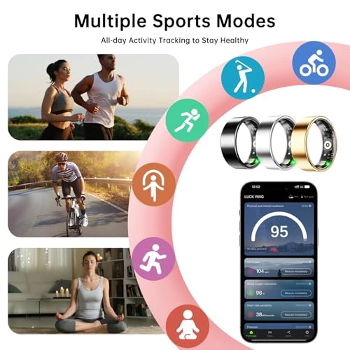 Smart Ring - Sleep Tracker Heart Rate Blood Oxygen